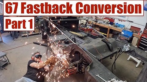 How to Convert a 67 Mustang Coupe to a Fastback Part 1