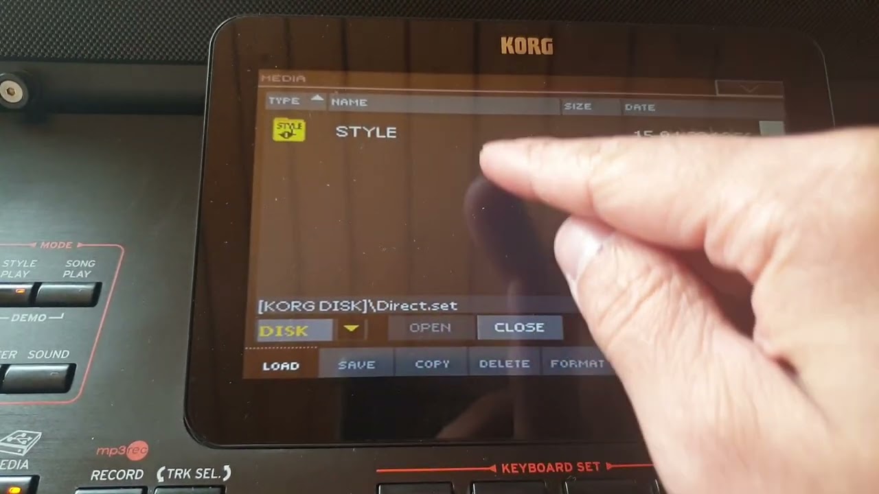 Korg Pa700 Pa1000 Pa4x Direct nasıl açılır, nasıl yedek alınır, nasıl kullanılır mantığı