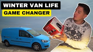 Low wattage heater options for winter van life UK - Stealth Micro Camper