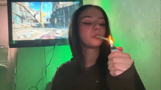 playing fallout 4 and smoking (aka being super cute) - stwabeebunny