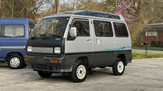 1990 Mitsubishi Minicab Bravo AX 4WD Walk Around and Test Drive