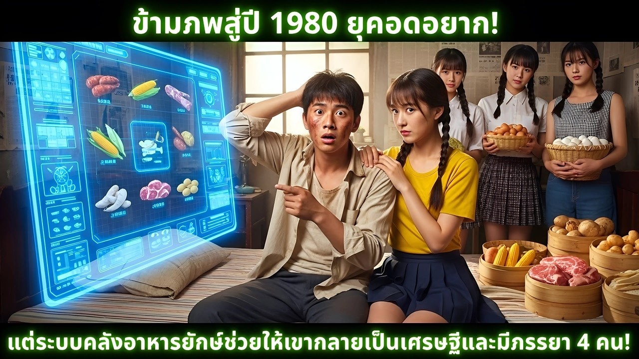 [ซีรีส์จีน] ข้ามภพสู่ปี 1980 ยุคอดอยาก! แต่ระบบคลังอาหารยักษ์ช่วยให้เขากลายเป็นเศรษฐีและมีภรรยา 4 คน