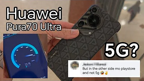 華為手機只有4G？我不想再解釋了....😅 事實就是事實... Huawei Pura70 Ultra 網速測試👍 - 天天要聞