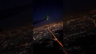 إقلاع جميل B737-800من مطار بغداد الدولي ومنظر رائع لبغداد ليلا