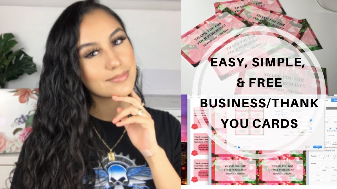 how-to-make-thank-you-business-cards-for-free-easy-how-to-print-depop-seller-tips-youtube