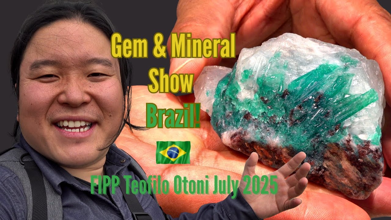 Paraíba Tourmaline!! Brazil's Biggest Gem Show | FIPP Teófilo Otoni 🇧🇷