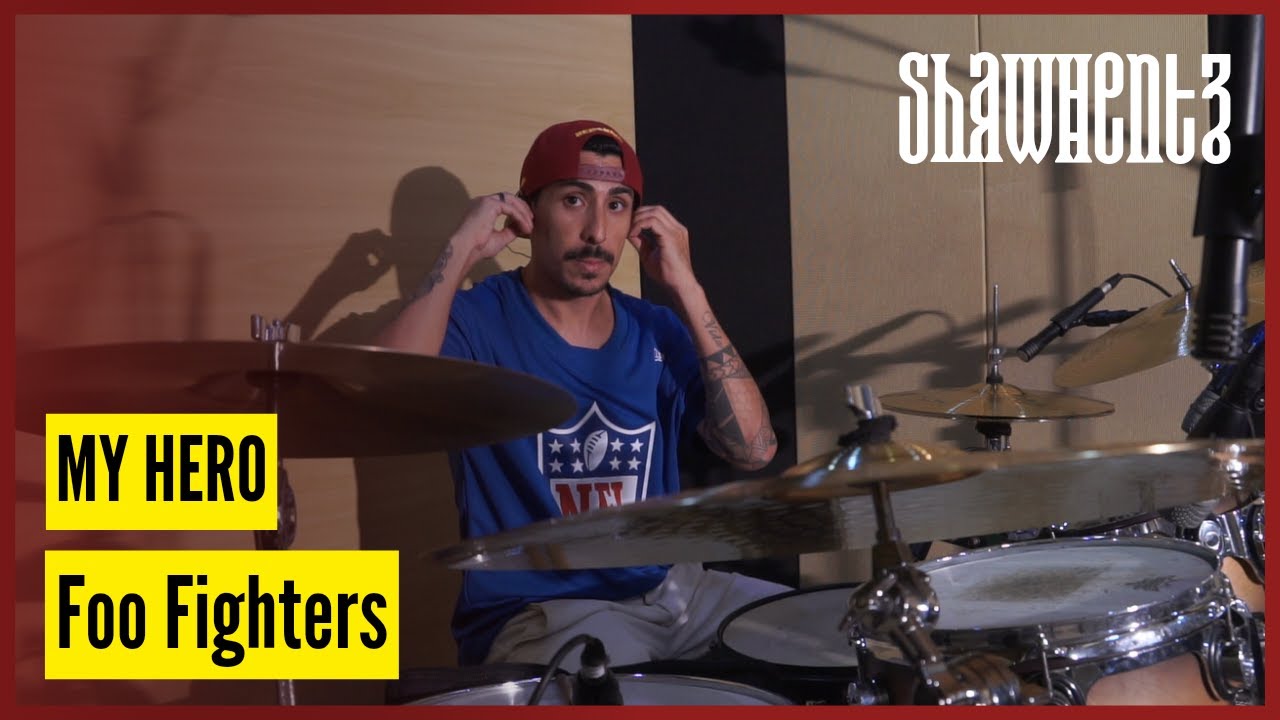 Foo Fighters My Hero Drum Cover by Shaw Hentz YouTube