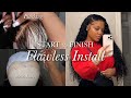 START TO FINISH WIG INSTALL ! ( Plucking , Bleach Knots ) | Alipearl Hair 🤍