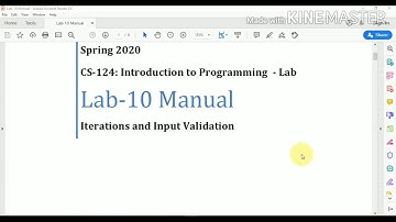 Lab10 V1| for Loop | Komal Arif