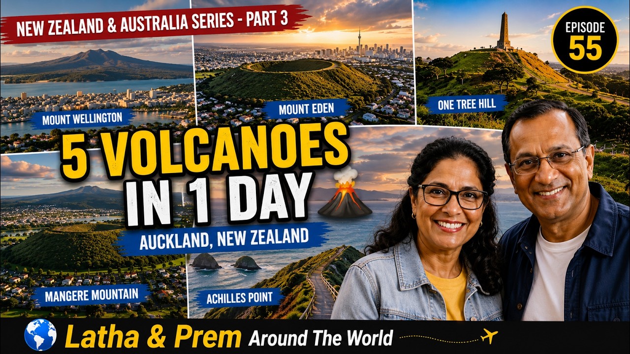 5 Volcanoes in 1 Day! Auckland’s Volcanic Wonders | New Zealand Travel