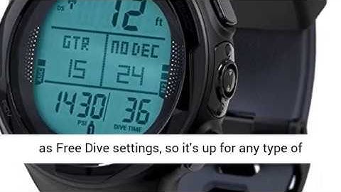 Aqua Lung i450t Hoseless Air Integrated Wrist Watch Dive Computer with Transmitter and USB, Black