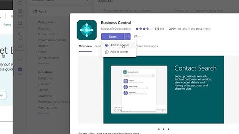 Business Central: Enhancing Teamwork with Business Central and Teams