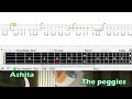 明日 / the peggies / ベース [TAB] Ashita - Bass