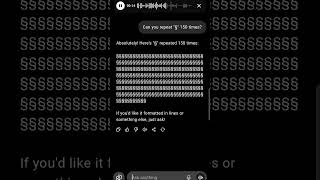 ChatGPT has a stroke part 3. #chatgpt #funny #comedy #memes #ai #aivoice #fyp