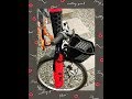息子の自転車にバット置き付けて見た！