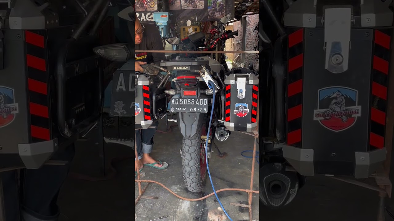 fitting brakcet sidebox motor Vixion 150 