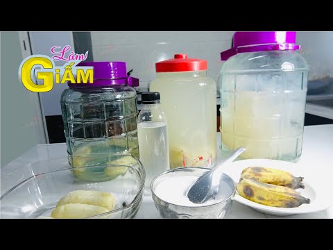 Video Cách làm Giấm nuôi trong thơm ngon, Nhà nào cũng làm... - youtube