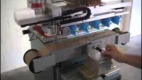 5 color Automated Round Pad Printing on microPrint Equipment