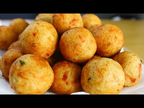 POUCOS INGREDIETES! BOLINHO DE BATATA COM FRANGO TÁO FÁCIL E DELICIOSO QUE VOCÊ VAI QUERER TODO DIA