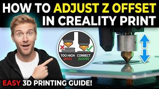 How To ADJUST Z OFFSET In Creality Print (QUICK & EASY) 2026