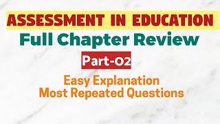 Full Chapter Quick Assessment and Evaluation in Education Part-02