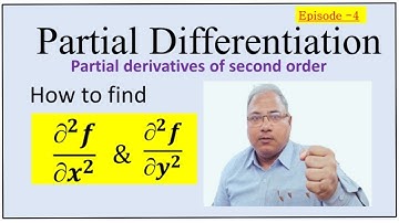 How to find second order partial derivatives ( un mixed type )| partial derivatives