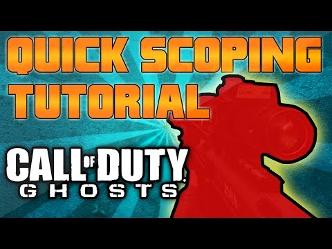 How to QUICK SCOPE in Call of Duty GHOSTS Tutorial