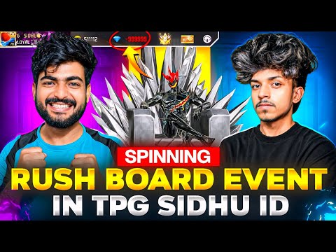 Spinning New Event In TPG SIDHU Account 😱 RIP 5000 Diamonds 😭 One Spin Trick 🔥