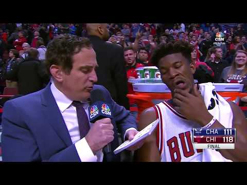 【經典回顧】Jimmy Butler 52分比賽精華 │黃蜂 vs 公牛│2017.1.2