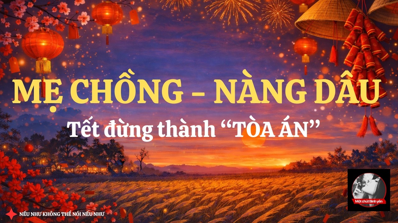 Nếu Như Không Thể Nói Nếu Như:  Đừng Biến Nhà Thành “Tòa Án” | Số đặc biệt #motchutbinhyen #tet