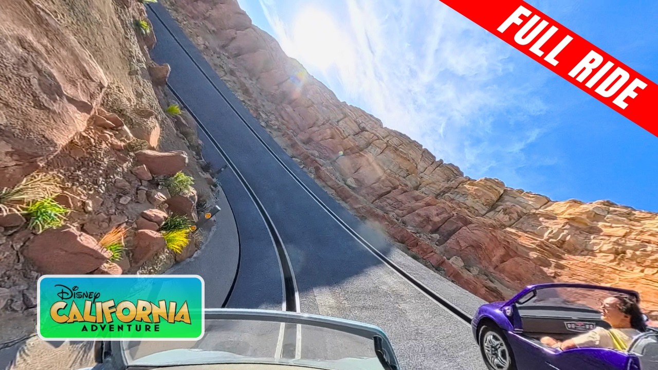 [4K] Radiator Springs Racers – FULL POV RACE 🚗💨 | Cars Land at Disney ...