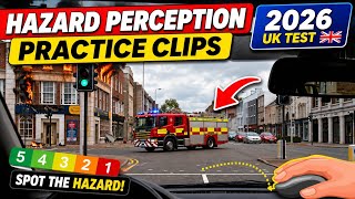 How to Pass Hazard Perception Test 2026 | Spot Hazards EARLY (Real Practice Clips)