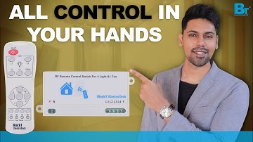 Best Easy-install remote switch for light and fan regulation | BlackT Light and fan Remote switch