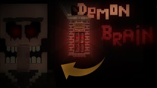 IMPOSSIBLE DE S’ÉCHAPPER DE CETTE MAISON | Minecraft Horreur Demon Brain | (ft: Tiew_37) screenshot 2