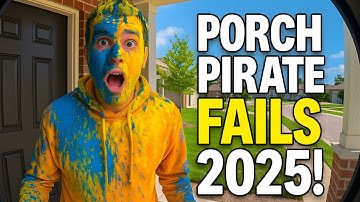 Porch Pirates FAIL Compilation 2025: Paint Powder, Glitter & Instant Karma! 💥🤣