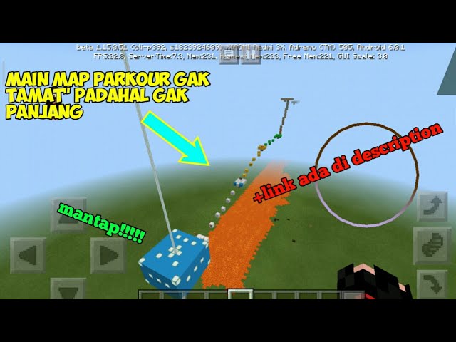 Parkour paling susah menurut saya|Minecraft pocket edition class=