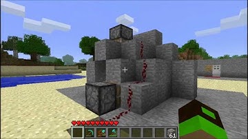 Minecraft Piston Trap Door Tutorial 1.7.2