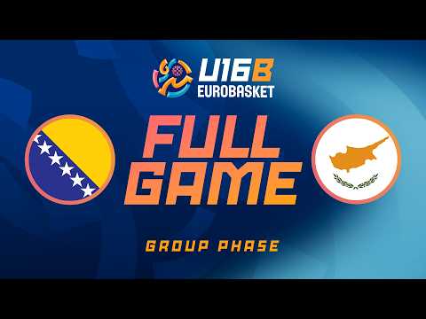 LIVE - Bosnia and Herzegovina v Cyprus | FIBA U16 Women's EuroBasket 2026 Division B | Group Phase