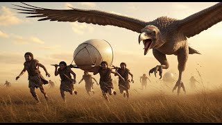 Life 2.4 Million Years Ago | Homo habilis Steal a Giant Egg – Giant Woman vs Prehistoric Bir
