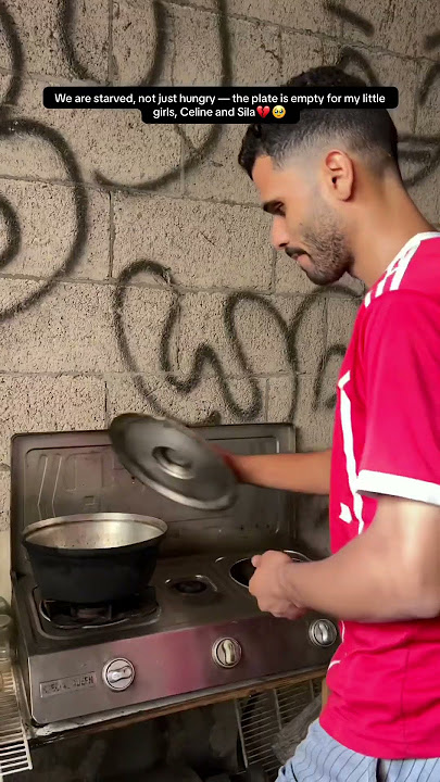 We are starved, not just hungry — the plate is empty for my little girls, Celine and Sila🥹💔