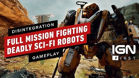 Disintegration: Watch a Full Mission Fighting Deadly Sci-Fi Robots - IGN First