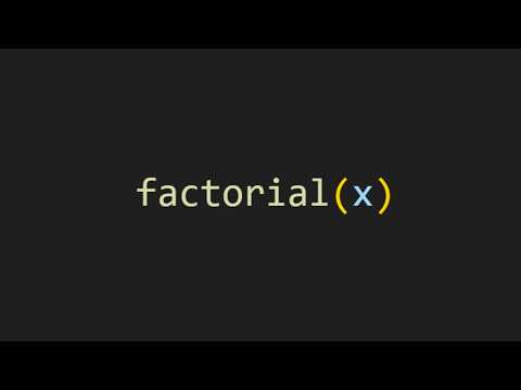 Creating the factorial function in js