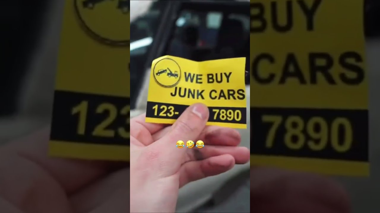 We Buy Junk Cars Meme Original Shorts