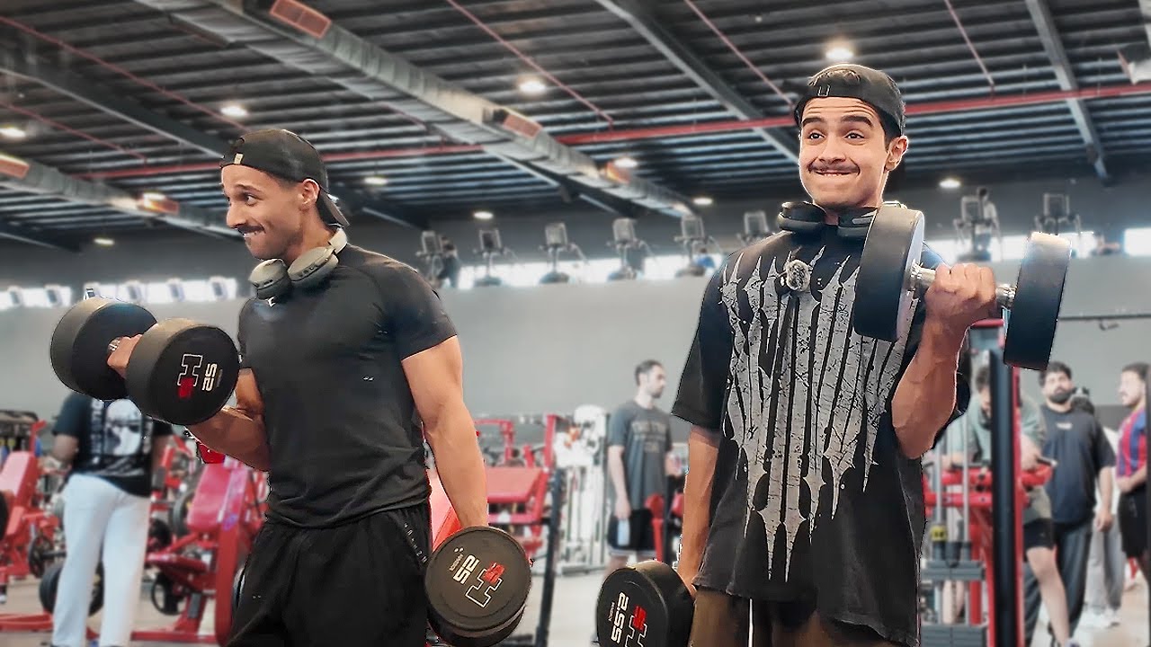 Vlog#7 تمرين ارجل مع وزير التنشيف