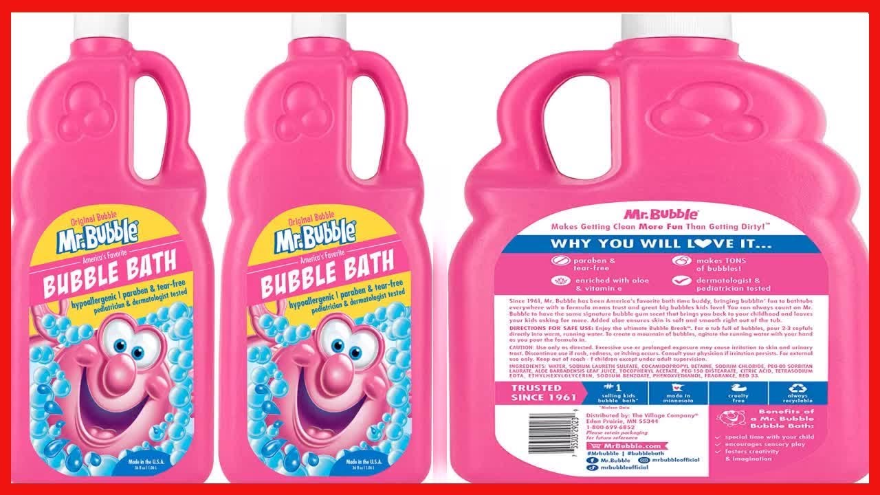 Great product Mr. Bubble Original Bubble Bath Hypoallergenic, Tear