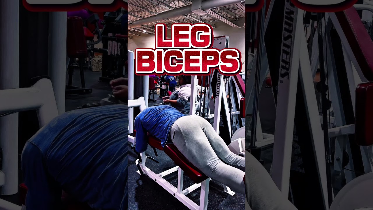 Leg biceps flex time #workout #motivation #muscle #flex #hamstrings