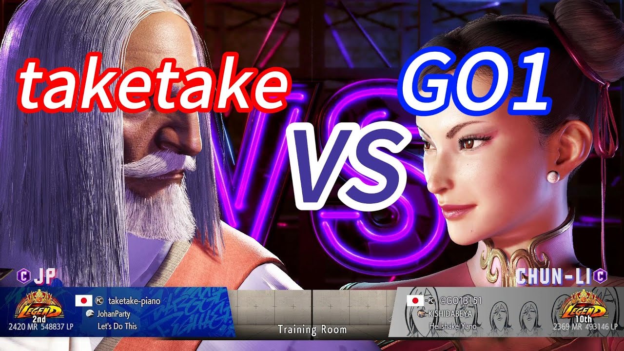 SF6💥taketake-piano(CHUN-LI) vs GO1(CHUN-LI)💥Street Fighter 6 High Level Match's EP1530