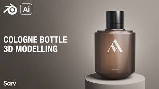 Cologne Bottle Blender Tutorial + Logo Design in Illustator