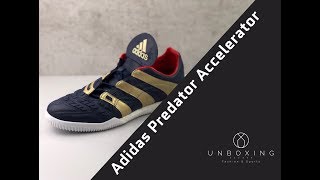 Adidas Predator Accelerator Zinedine Zidane ‘Navy/Gold/Red | UNBOXING & ON FEET | football shoes