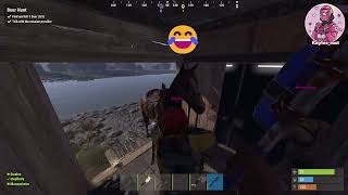 Getting a Horse Into a 1x2 Base Should NOT Be This Hard 😂 #rust